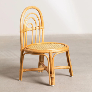 Silla de ratán con forma de conejo para niños, sillas de escritorio infantiles hechas a mano, piezas de decoración para habitación infantil de la más alta calidad - Product Image 2