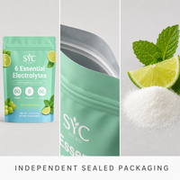 SYC BIO 6 Essentiële Elektrolyten Poeder Hydratatie Ondersteuning 70g Sachet Dagelijkse Wellness Voedingssupplement OEM ODM Private Label