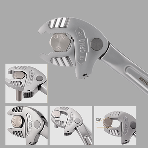 Hot Selling Universal Ratchet Wrench Crab Claw Design Adjustable <strong>Spanner</strong> Hand <strong>Tool</strong> - Product Image 6