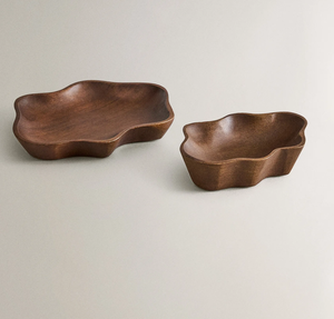 ถ้วยไม้เหยือกน้ำ4ชิ้นเป็นมิตรต่อสิ่งแวดล้อมทำด้วยมือเหยือกแก้วมัค4ชิ้นสำหรับทำซุปข้าวจุ่มแก้วกาแฟชาตกแต่ง4.5 ''DIA X 2.6'' - Product Image 3