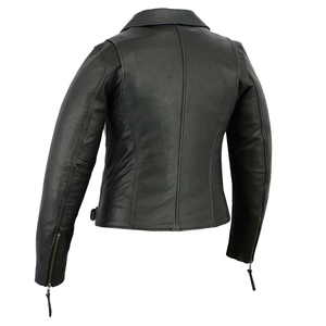 Top Trending Casual Wear Logotipo personalizado Impreso Chaqueta corta de cuero para mujer de fábrica de la mejor calidad - Product Image 3