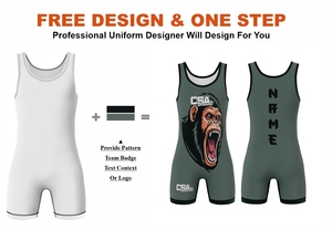 Camiseta de lucha libre para hombres y niñas Body Wear Body New Fighting Wears Custom Top Trending Design Sublimated Wrestling Singlet - Product Image 2