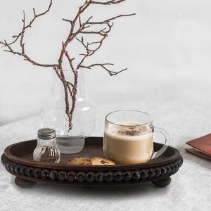 Bandeja de servicio de madera de acacia ecológica hecha a mano, diseño ligero para uso en interiores y exteriores, disponible a precio mayorista - Product Image 5