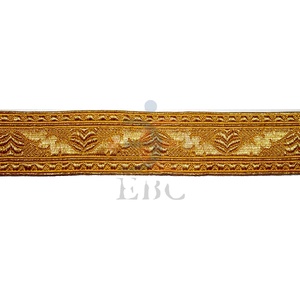 Rubans et garnitures en tissu maillé brodé de paillettes, tressé de dentelle fantaisie, métallique, écologique et luxueux, pour la décoration de pantalons uniformes et les travaux manuels de haute qualité - Product Image 5