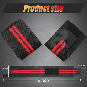 Muñequeras Deportivas Premium para Levantamiento de Pesas, Crossfit, Entrenamiento de Fuerza, Soporte para Entrenamiento, Muñequeras Profesionales para Levantamiento de Pesas - Product Image 2