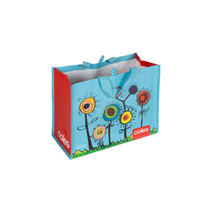 Bolsas de Compra de Polipropileno Tejido Laminado Impresas en Flexografía Reutilizables Personalizadas de Fábrica de Hanoi, Vietnam, con Diseño de Dibujos Animados para Supermercados - Product Image 6