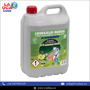 ราคาตลาดที่สะดวกสบายของเหลวล้างจานโฟมอุดมไปด้วย "LA OCA A LA MANZANA VERDE" 5 ลิตรสําหรับใช้ในบ้านระดับมืออาชีพ - Product Image 2