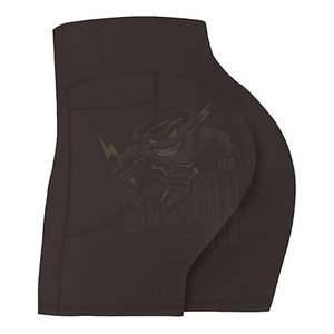 Pantalones cortos para correr sin costuras de cintura alta para mujer, mallas de yoga para gimnasio y entrenamiento - Product Image 6