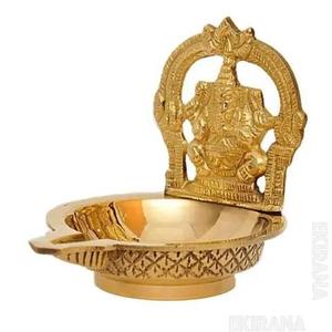 Latón decorativo Urli Diya flores flotantes diseño Art Deco estilo Industrial boda y Diwali Bowl - Product Image 5