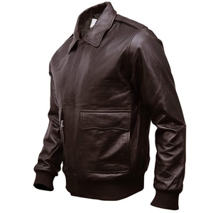 Chaqueta de cuero ajustada para hombre Chaqueta de cuero genuino de moda elegante para un estilo moderno Hombres Bomebr - Product Image 5