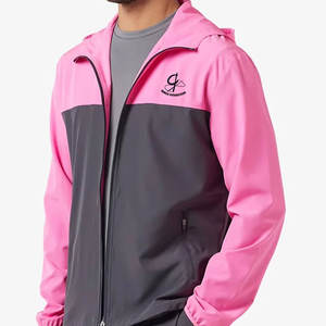 Conjuntos cortavientos deportivos clásicos para hombre con conjuntos de pantalones cortos de dos piezas de tamaño personalizado para actividades deportivas al aire libre - Product Image 3