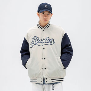 College Letterman Baseball Varsity Vestes Laine Polyester Shell pour l'hiver 100% Polyester - Product Image 2