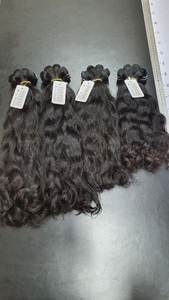 Cabello de trama dibujado vietnamita 100% Cabello humano Ondulado natural Donante único Estándar de exportación de color natural - Product Image 3