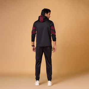 2025 venta al por mayor hombres Premium algodón chándal Joggers ligero Sudadera con capucha logotipo personalizado impreso sólido Casual invierno - Product Image 3