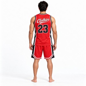 Tenues de basket-ball personnalisées, ensemble maillot et short d'équipe, vêtements de sport légers, respirants et à séchage rapide pour les entraînements et les matchs - Product Image 2