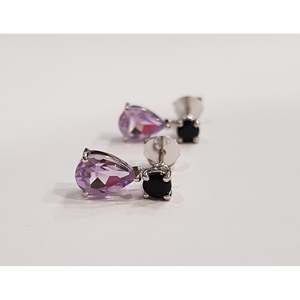 Ensemble de boucles d'oreilles en cristal interchangeables - Product Image 5