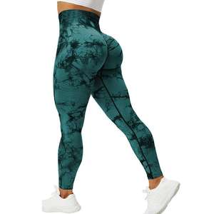 Taille haute femmes Compression Gym entraînement collants Squat-preuve ventre contrôle course Fitness Leggings décontracté solide Yoga pantalon - Product Image 5