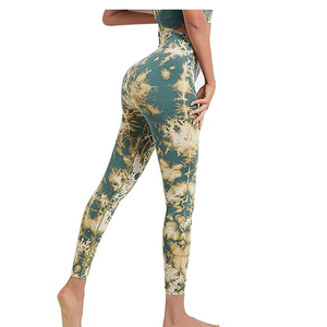 Women sublimation leggings custom printed yoga pants all print <b>tights</b> high waist sportswear bottoms gym workout wear stretchy - Product Image 4