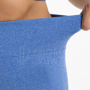 2025 vente en ligne femmes Yoga ensemble 2 pièces solide taille moyenne respirant écologique Spandex/Polyester entraînement Fitness porter - Product Image 6