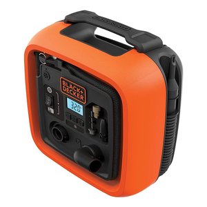 Compresseur d'air portable sans huile Black & Decker 12V DC (11 bar/160 psi) 12V allume-cigare ASI400XJ Pompe - Product Image 1