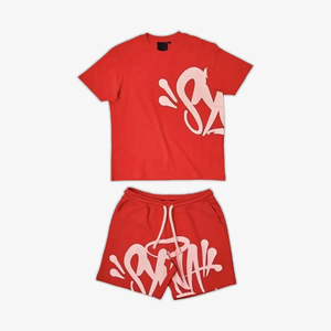 Ensemble court deux pièces personnalisé, nouveauté, pour hommes et femmes, tenue décontractée streetwear, vêtements d'été OEM, respirant et élégant - Product Image 3