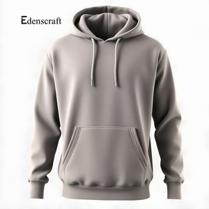Sweat à capuche décontracté pour homme, personnalisé, avec poche, en polaire douce et chaude, cordon de serrage réglable, imprimé 3D en relief, tissu uni teint, hiver - Product Image 6