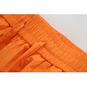 Novedad de verano, pantalones cortos para hombre con letras bordadas, 100% de algodón, Color sólido, sueltos, caramelo Color, pantalones de playa informales para Jóvenes, pantalones cortos para jóvenes - Product Image 3