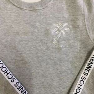 Latest Design Wholesale Custom Printed Men Sweat Shirts / Round Neck Casual Wear Sweat Shirts With Low MOQ - Product Image 2