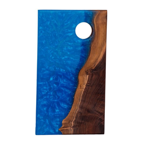 Planche à découper en bois de manguier et résine Accessoire de cuisine Planche à fromage de service produit le plus vendu de qualité incroyable - Product Image 3