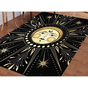 Tapis Zodiac Sun : Tapis d'astrologie moderne, tapis d'appoint antidérapant, tapis à poils doux - Product Image 5