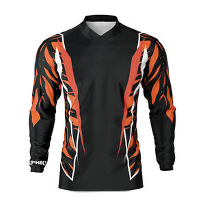 ชุดแข่งมอเตอร์ไซด์ขนาดใหญ่พิเศษเสื้อกีฬาแบบซับลิเมชันออกแบบได้เองสำหรับมอเตอร์ครอส MX MTB - Product Image 5