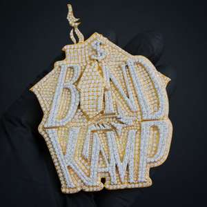 Pendentif Moissanite VVS personnalisé bijoux Hip Hop en argent 925 breloque lettre glacée pour lui/elle testeur de réussite - Product Image 1