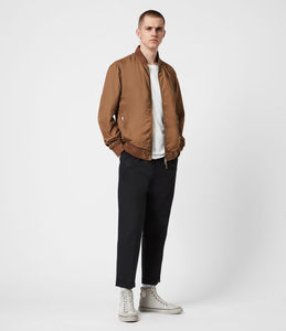 Chaqueta Bomber Ligera de Invierno para Hombre, Corte Clásico, Cuello Alto, Resistente al Agua con Forro de Malla Transpirable - Product Image 4