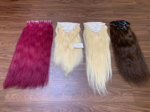 Venta al por mayor de fábrica de lujo 100% Remy extensiones de cabello humano virgen de alta calidad estilo recto Invisible sin costuras Clip-In Hair - Product Image 6