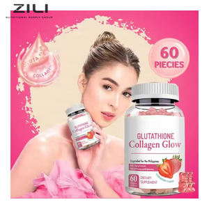 Bonbons gélifiés multi-collagène hydrolysé pour la beauté, <span class=keywords><strong>bienfaits</strong></span> pour la peau et les cheveux, vitamine C, acide hyaluronique, collagène de bovins nourris à l'herbe - Product Image 2