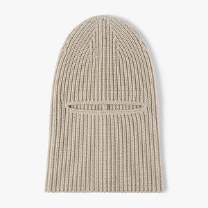 หมวกบีนนี่สำหรับฤดูหนาวหมวกถักนิตติ้งที่มีโลโก้ตามสั่งหมวกมีขอบแบบนุ่มทำจากอะคริลิค - Product Image 3