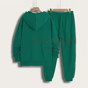 Nouveauté : Survêtement d'hiver pour homme à capuche, uni, 100% coton, écologique, chaud, style streetwear, fabriqué au Pakistan - Product Image 2