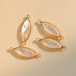 Connecteur en laiton serti de pierres de lune péridot fantaisie vintage de 5 à 10 mm, fabrication de bijoux faits à la main, Saint-Valentin - Product Image 3