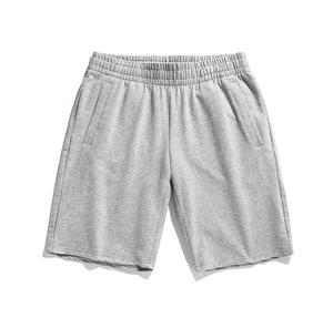 Breathable Jogger <b>Shorts</b> for <b>Men</b> <b>Elastic</b> <b>waist</b> banded 100% Cotton <b>Shorts</b> Solid color block OEM Custom <b>Men's</b> Sweat <b>Shorts</b> - Product Image 3