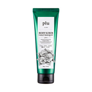 [Plu] Original Body Scrub Violet Bouquet 200g gommage corporel exfoliant marque privée soins du corps fournisseur coréen cosmétiques coréens - Product Image 1