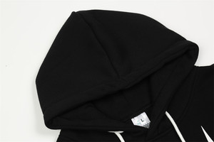 Venta al por mayor de fabricación Sudadera con capucha personalizada de peso pesado 100% algodón Sudadera con capucha de moda en blanco de gran tamaño Sudadera con bolsillo oculto - Product Image 3