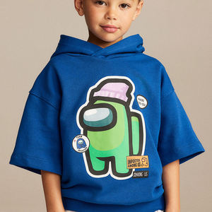 2025 Meilleures ventes de sweats à capuche à fermeture éclair en coton biologique avec impression numérique brodée personnalisée pour enfants-Vente en gros pas cher - Product Image 6