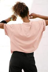 เสื้อยืดเอวลอยผู้หญิงวินเทจ230gsm เสื้อครอปซักในฤดูร้อน - Product Image 4