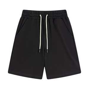 กางเกงขาสั้นผู้ชายผ้าฝ้ายทรงโอเวอร์ไซส์ความยาวกลางเข่า 360 กรัม สกรีนโลโก้ได้ ระบายอากาศได้ดี เอวยางยืด ผ้าแคนวาส สไตล์ไฮสตรีท - Product Image 6