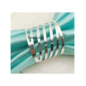 Servilletero de tamaño personalizado de forma redonda de acero inoxidable con servilletero DE TRABAJO MOP para decoración de boda en casa - Product Image 4