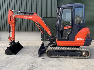 Mini-excavatrice KX71-3 de 2,8 tonnes d'occasion en gros, année 2020, avec composants essentiels du moteur et de l'engrenage, 2980-3408 heures - Product Image 6