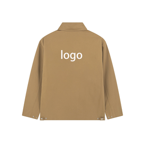 Vestes de travail de mécanicien OEM en sergé de coton tissé pour hommes surdimensionnés en usine - Product Image 4