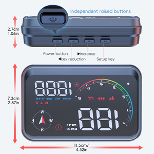 HUD M24 2025 para <span class=keywords><strong>Auto</strong></span>, Pantalla Digital con Proyección de Velocidad GPS en el Parabrisas, Velocímetro Universal para <span class=keywords><strong>Auto</strong></span> - Product Image 4