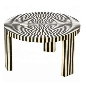 โต๊ะคอนโซลทำจากไม้สลักลายกระดูกสไตล์วินเทจโบราณหรูหรา - Product Image 2