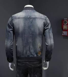 Nouveau modèle Vente en gros dernière vente chaude veste en jean fantaisie en coton pour hommes veste en jean pour hommes veste en jean pour hommes - Product Image 6